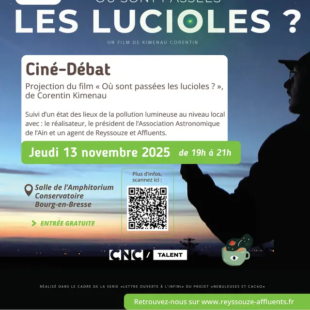 Ciné-débat Où sont passées les lucioles ?_Bourg-en-Bresse