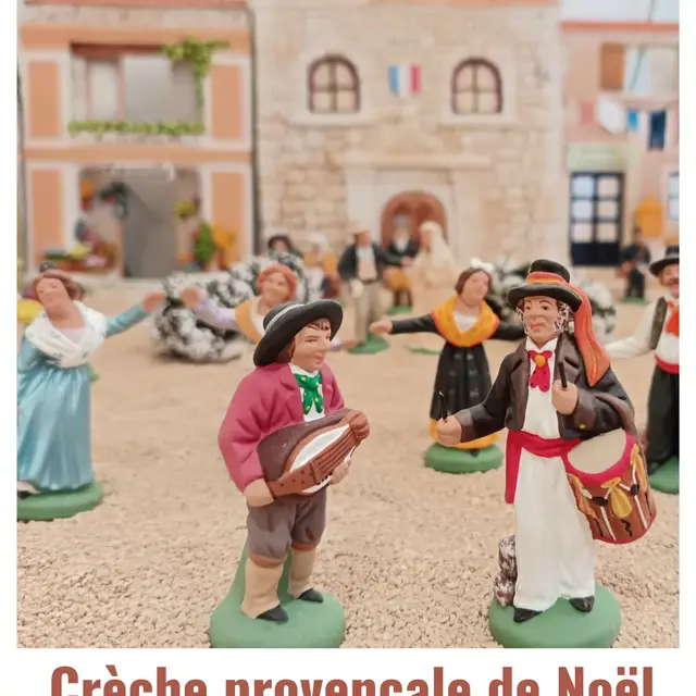 Crèche provençale de Noël_Le Castellet
