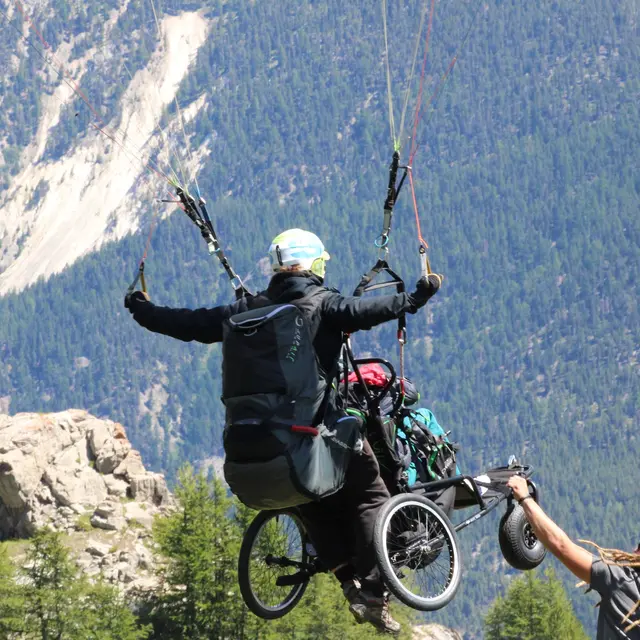 Baptême de parapente Briançon Serre Chevalier