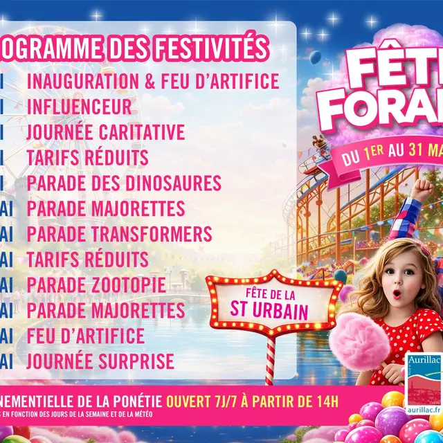 Fête foraine ; St Urbain_Aurillac