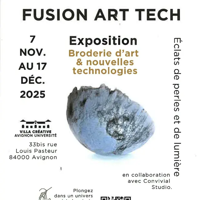 Fusion Art-Tech – Éclats de perles et de lumière –_Avignon