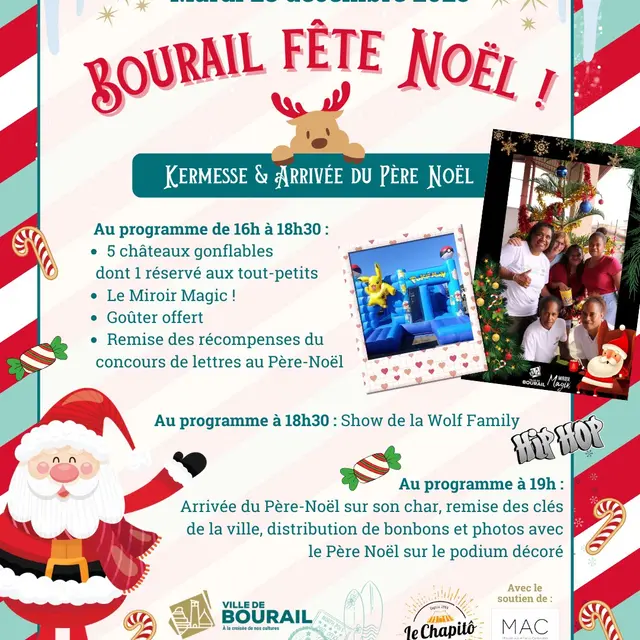 Kermesse de Noël & Arrivée du Père Noël_Bourail