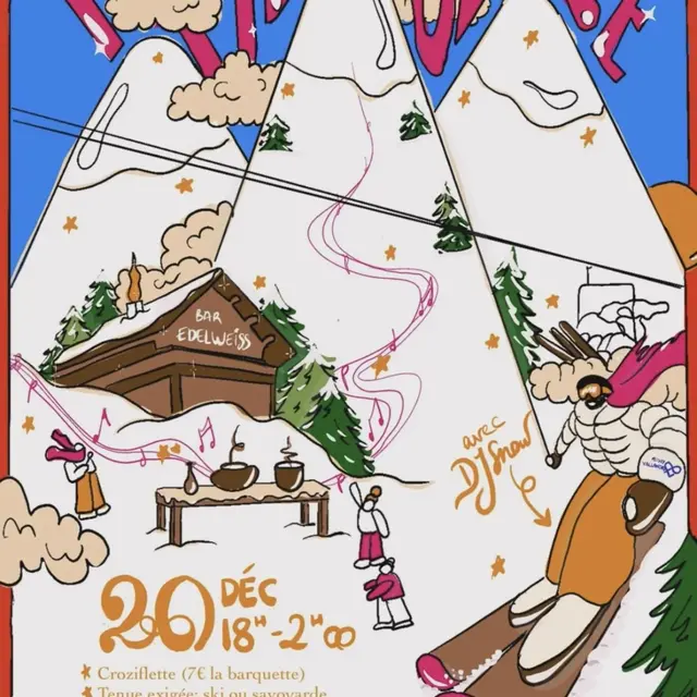 Soirée de clôture de saison au Bar Edelweiss : folie douce_Tende