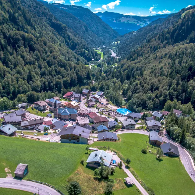 Village de la Giettaz en Aravis