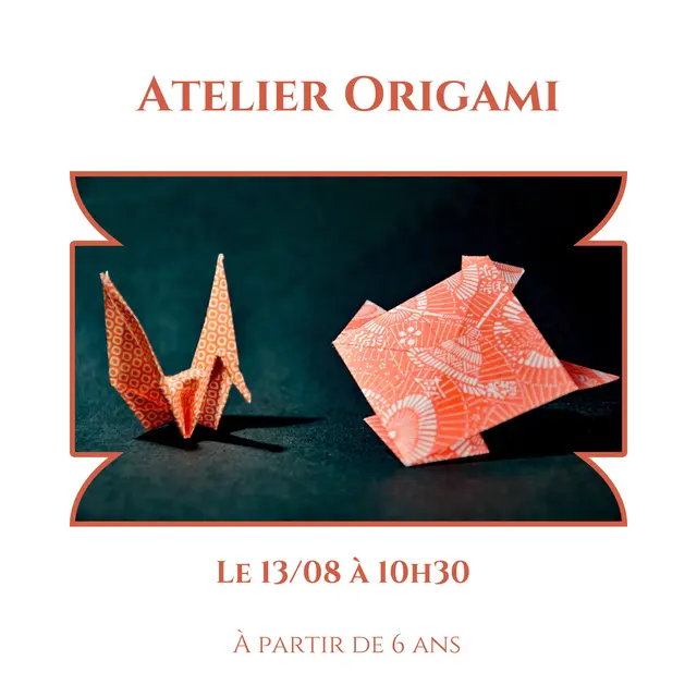 Atelier de création d'origami à Ars-en-Ré
