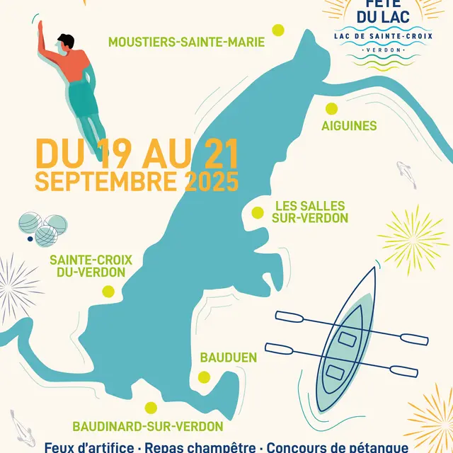 Le Lac de Sainte-Croix en fête
