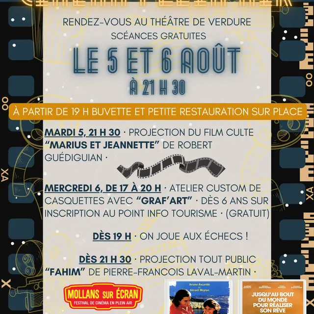 Mollans sur écran : séances de cinéma en plein air_Mollans-sur-Ouvèze