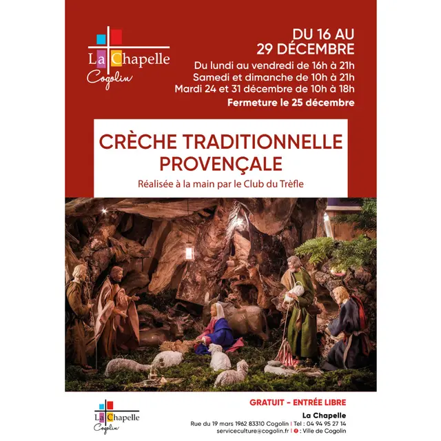 Crèche traditionnelle provençale_Cogolin