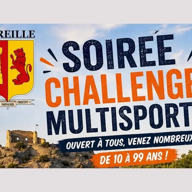 Soirée challenge multisports à Aureille 26.08.26