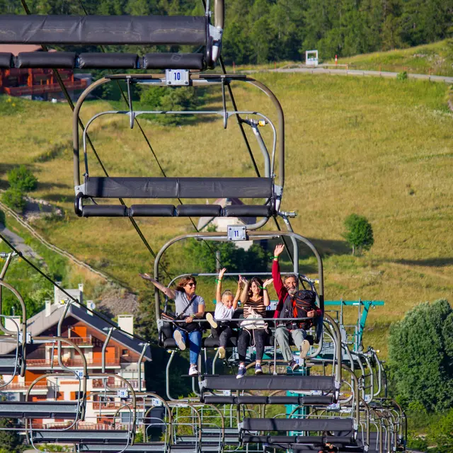 Valberg télésiège été