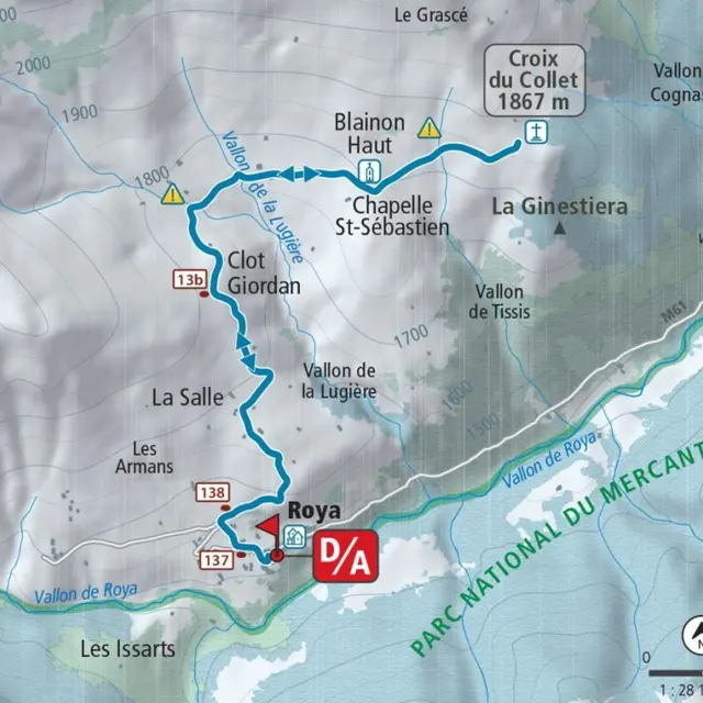 Randonnée La croix du Collet_Saint-Étienne-de-Tinée