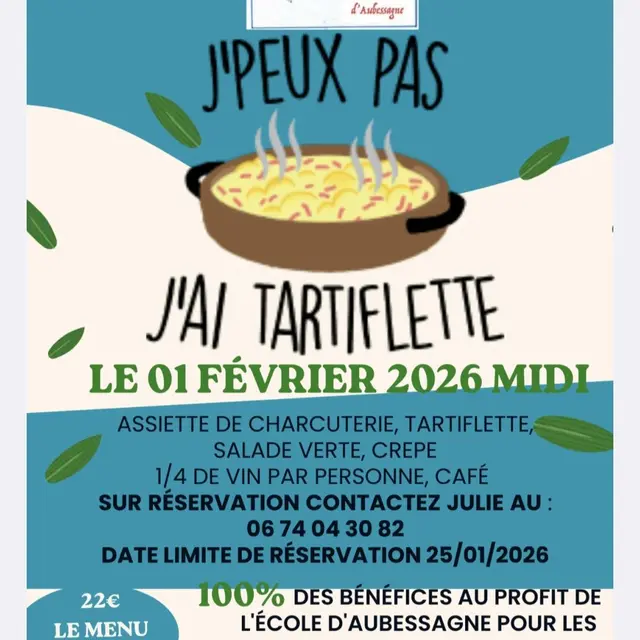 J'peux pas j'ai tartiflette