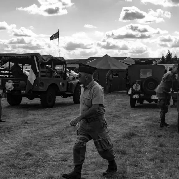 Campement Seconde Guerre mondiale au Fort La Prée