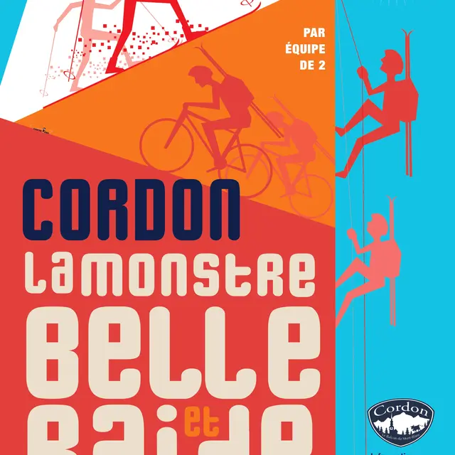 Course de ski alpinisme - La monstre Belle et Raide_Cordon
