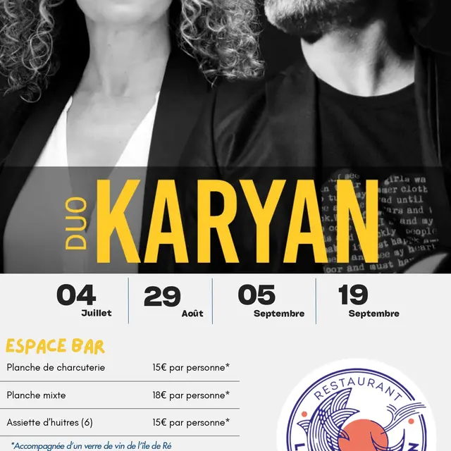 Nos vendredis en musique - Duo Karyan