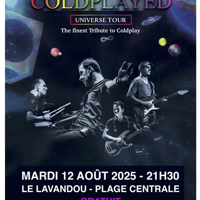 Concert sur la plage Tribute COLDPLAYED_Le Lavandou