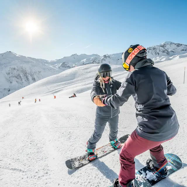 cours de snowboard