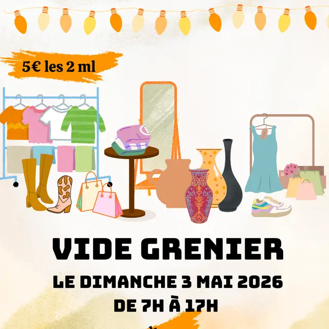 Vide grenier au plan d'eau