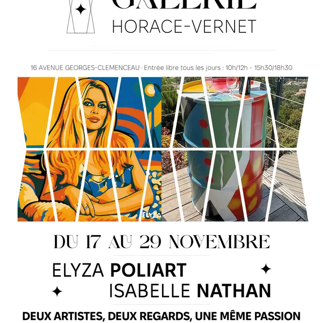 Exposition : Elyza POLIART et Isabelle NATHAN_La Londe-les-Maures
