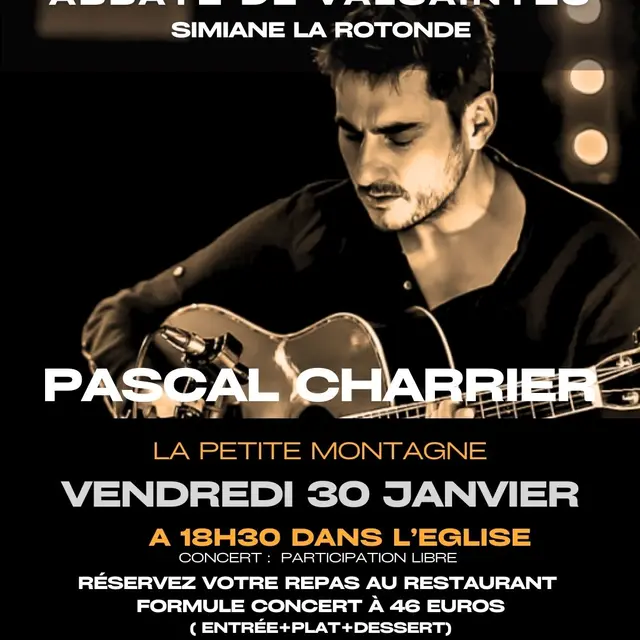 Concert de Pascal Charrier - La petite montagne_Simiane-la-Rotonde