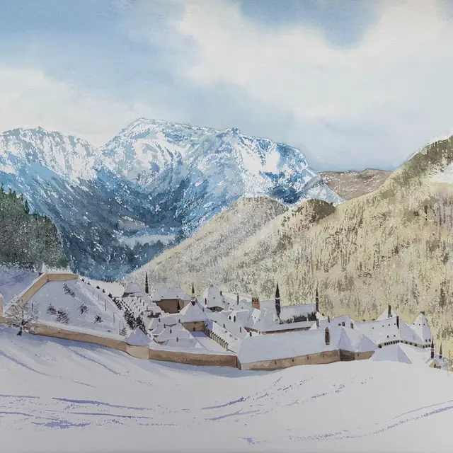 Exposition des aquarelles de François Morisse_Saint-Pierre-d'Entremont