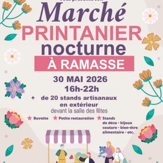 Affiche_Marché Printanier nocturne_Ramasse