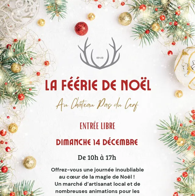 Marché de Noël au Château Pas du Cerf à La Londe