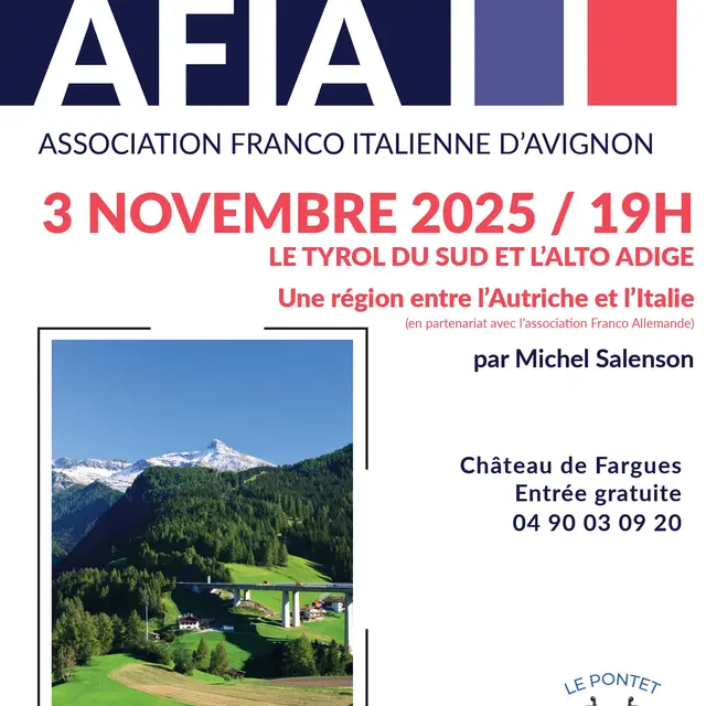 Conférence Le Tyrol du sud ou l’Alto Adige_Le Pontet