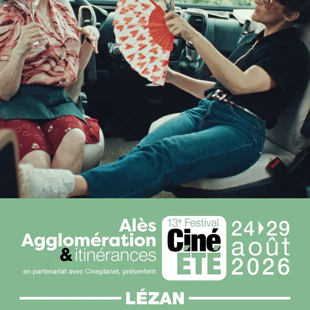 Projection en plein-air à Lézan