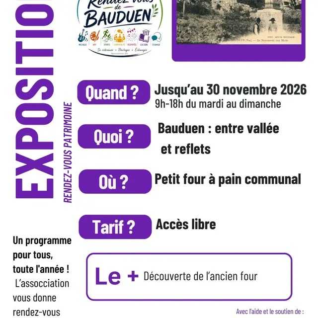 Exposition au petit four_Bauduen