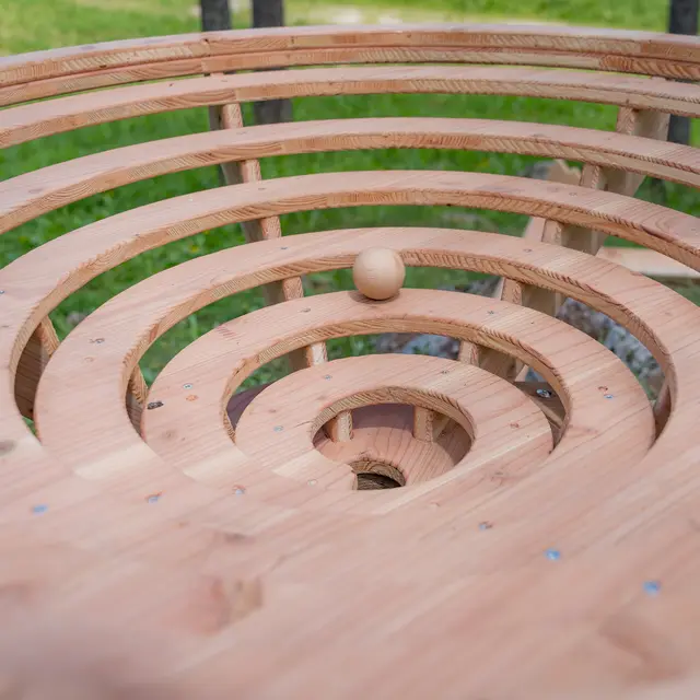 Roule ma boule - parcours de boule en bois_La Joue du Loup