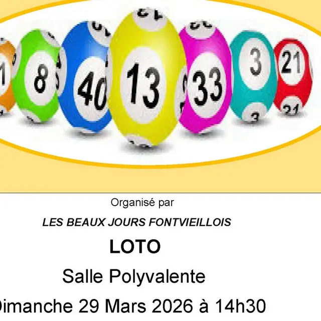 Loto de l'Association Les Beaux Jours Fontvieillois_Fontvieille