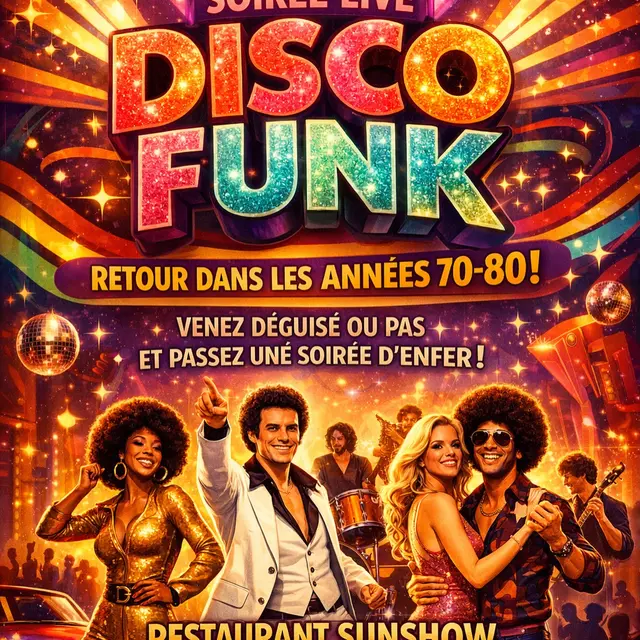 SOIRÉE LIVE DISCO AU SUNSHOW_Bormes-les-Mimosas