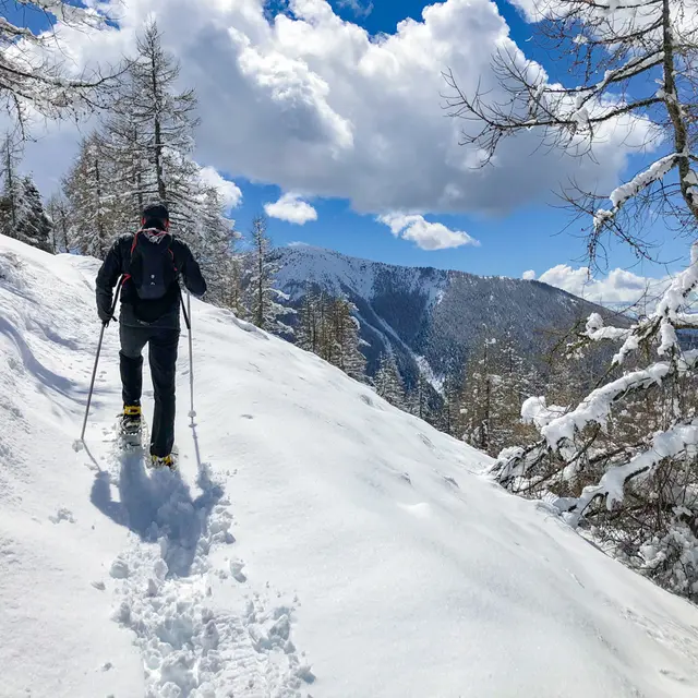 Itinéraire raquettes - Sentier planétaire_Valberg