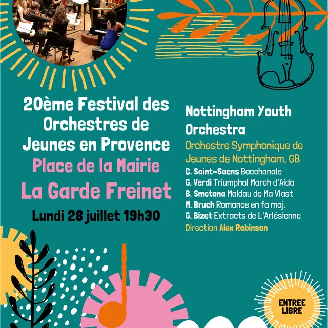 Concert: Nottingham Youth Orchestra_La Garde-Freinet