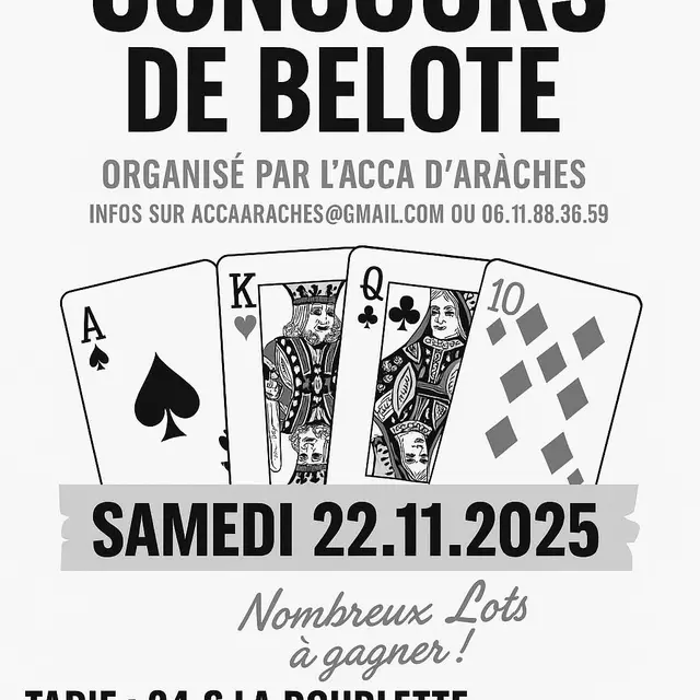 Concours de belote_Les Carroz-d'Arâches