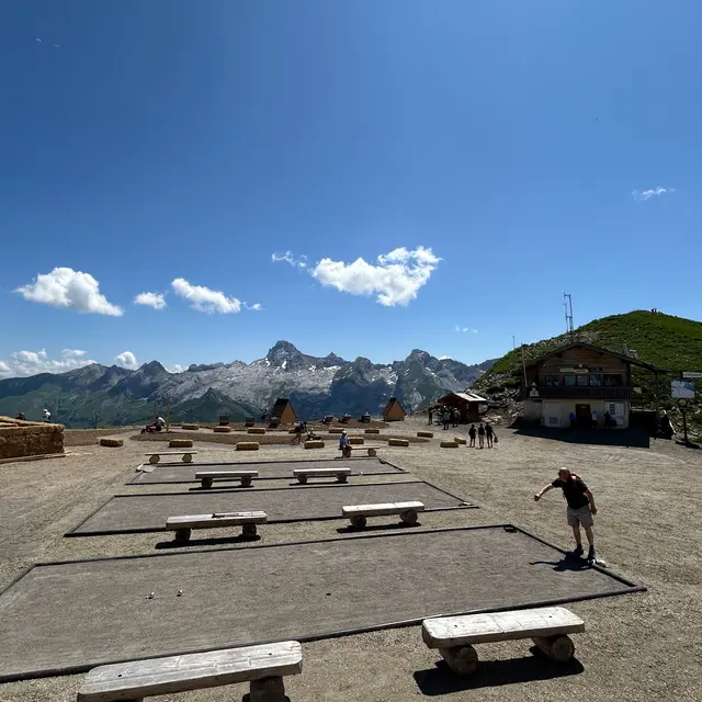 Tournoi de pétanque au sommet du mont Lachat_Le Grand-Bornand