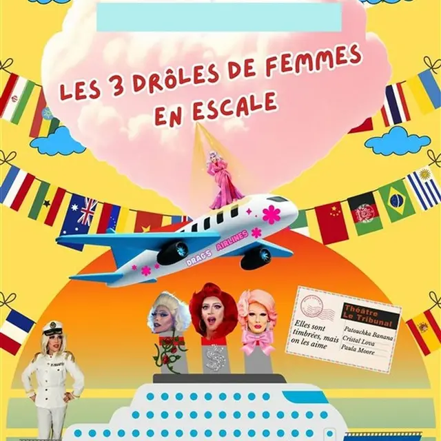 Les 3 drôles de femmes en escale_Nice