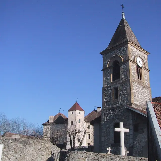 Eglise et château Lavours