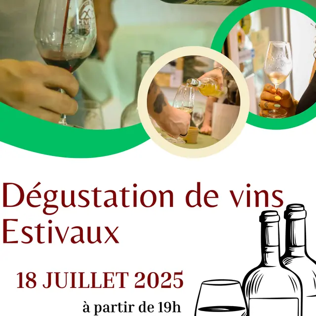 Dégustation vins Estivaux
