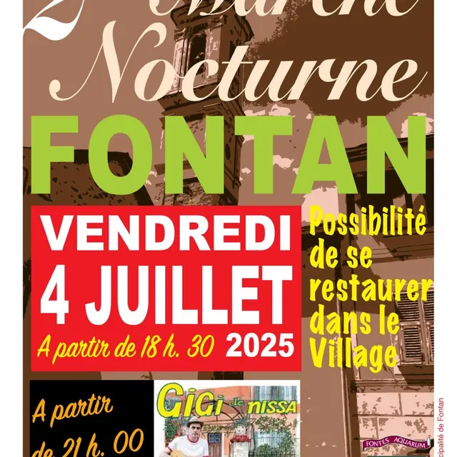 2ème marché nocturne de Fontan_Fontan