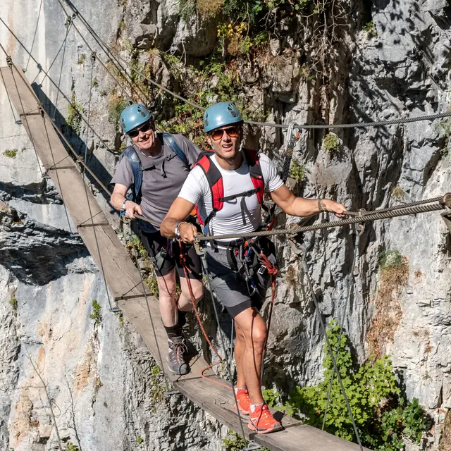 Via Ferrata du Mont : Parcours Lou Izès_Sixt-Fer-à-Cheval