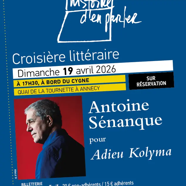 Croisière littéraire avec Antoine Sénanque_Annecy