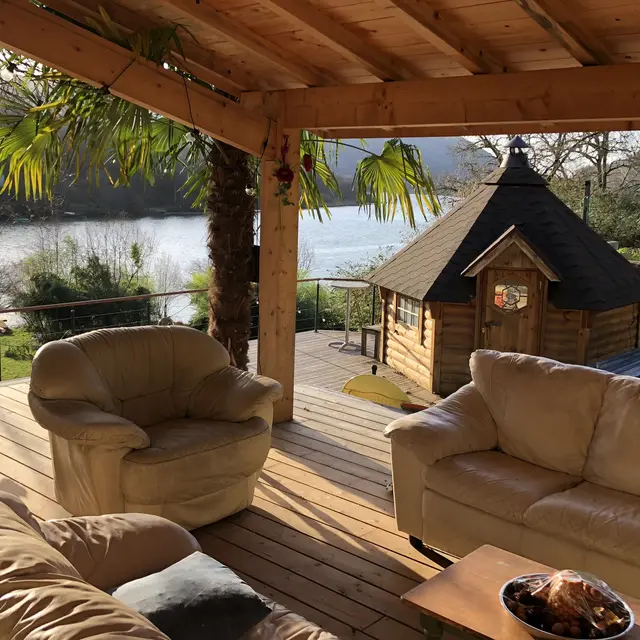 Vue depuis le salon d'été