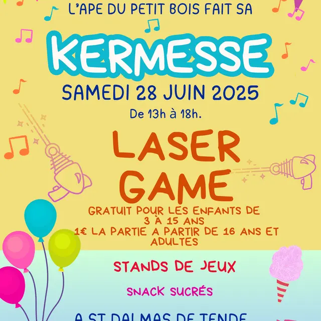 Kermesse de l'A.P.E.du petit bois de Saint-Dalmas de Tende_Tende