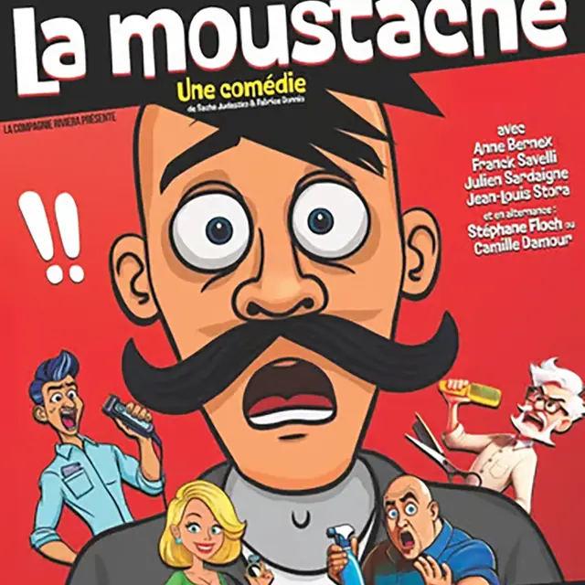 Théâtre   La moustache _Villeneuve-Loubet