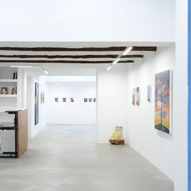 Vue de la galerie Béa-Ba, exposition inaugurale (Jean-Louis Delbès)