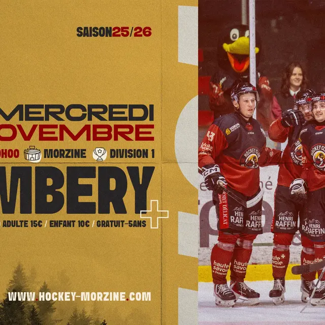 Match de championnat Hockey sur glace_Morzine