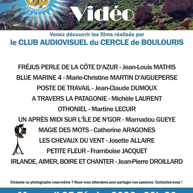 Projection vidéo_Saint-Raphaël