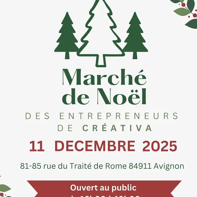 Marché de Noël des entrepreneurs de Créativa_Avignon